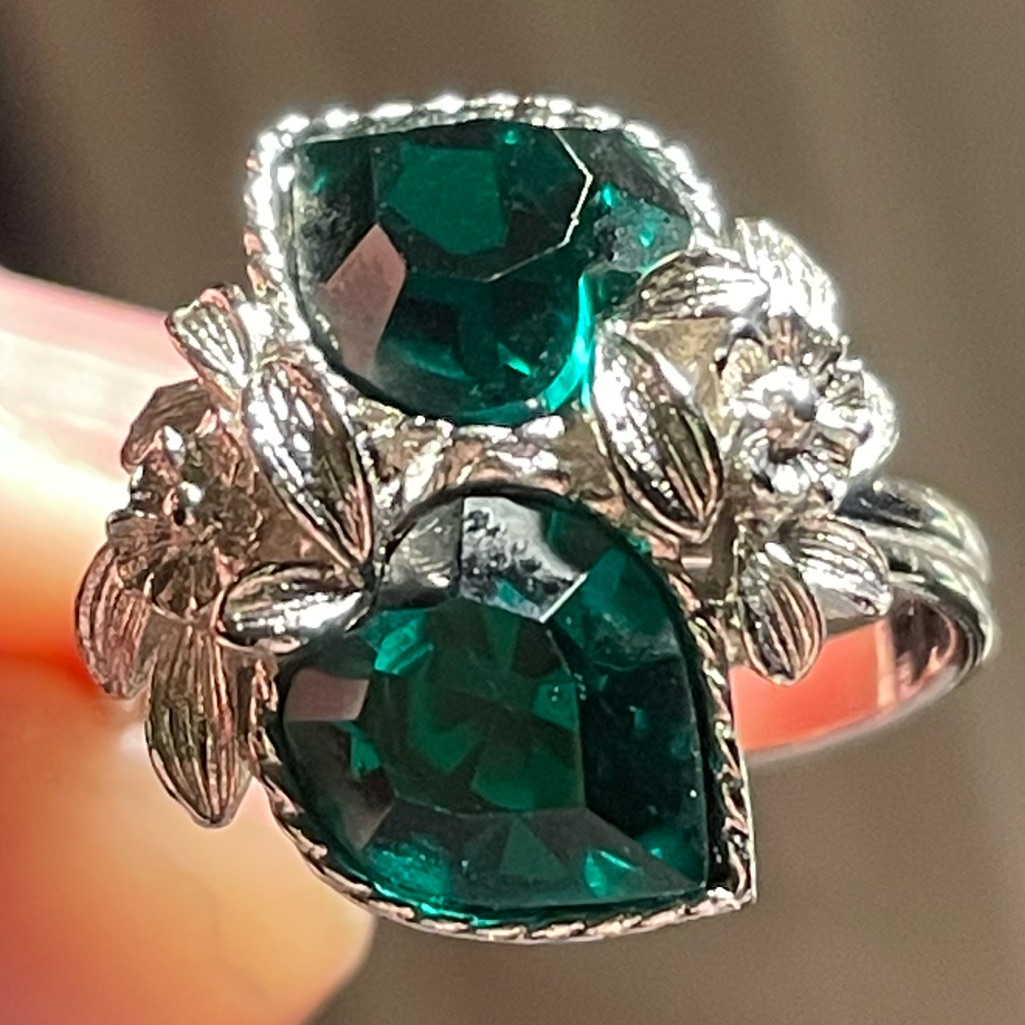 Emerald & Silver Ring